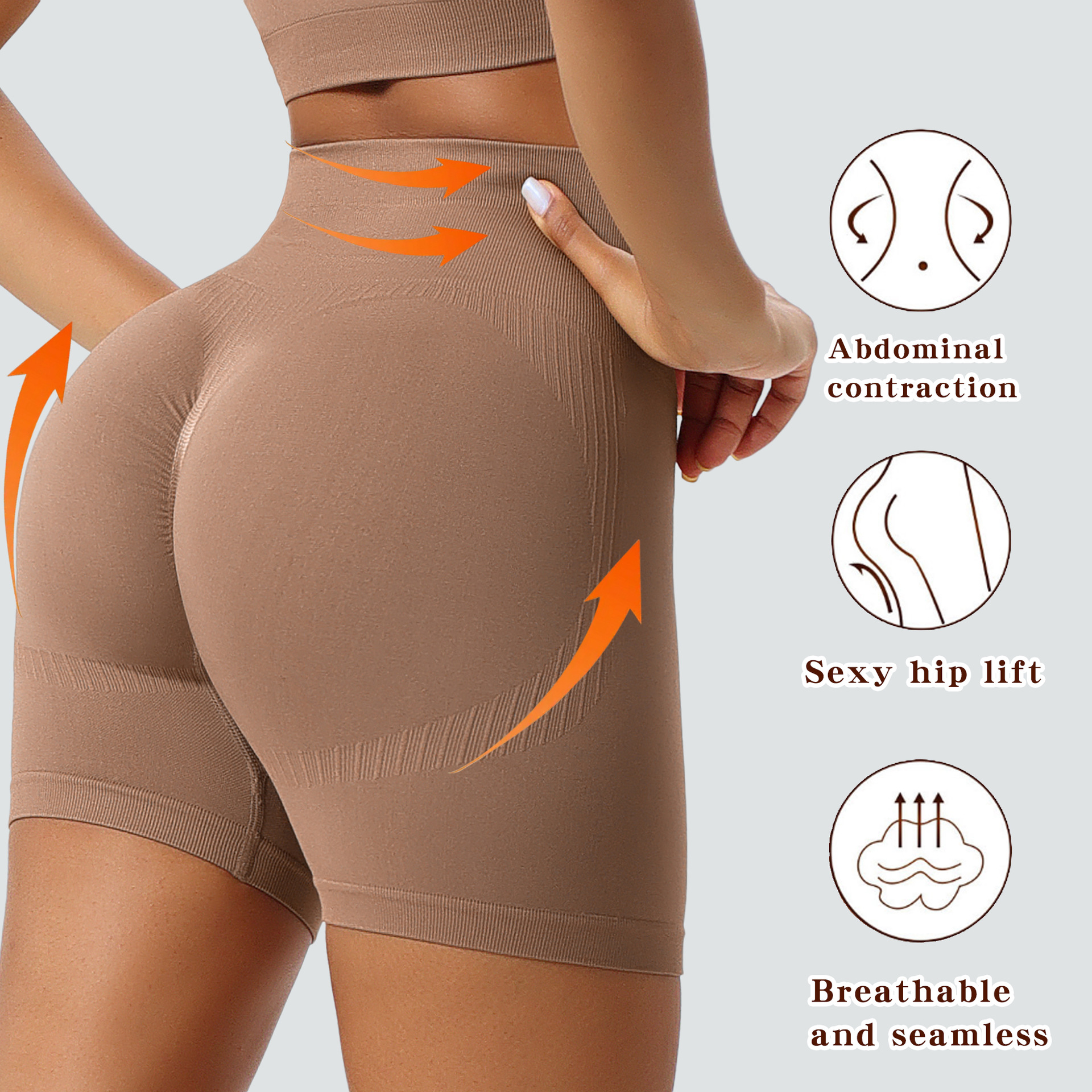 Womens Seamless High Waist Leggings Running Outdoors Workout Activewear Pants